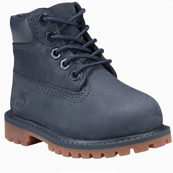 Timberland US7/EU 23.5 Classic Primaloft 200 gram Boot Toddler Navy Leather - Picture 1 of 16